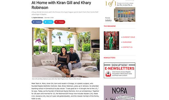 at home with kiran gill and khary robinson - article